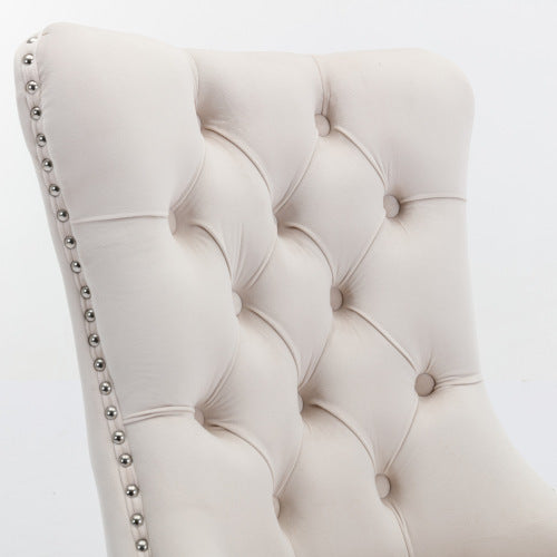 Tufted Velvet Dining Chair Set of 2