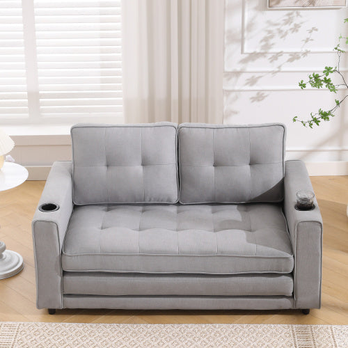 3-in-1 Convertible Futon Sofa Bed