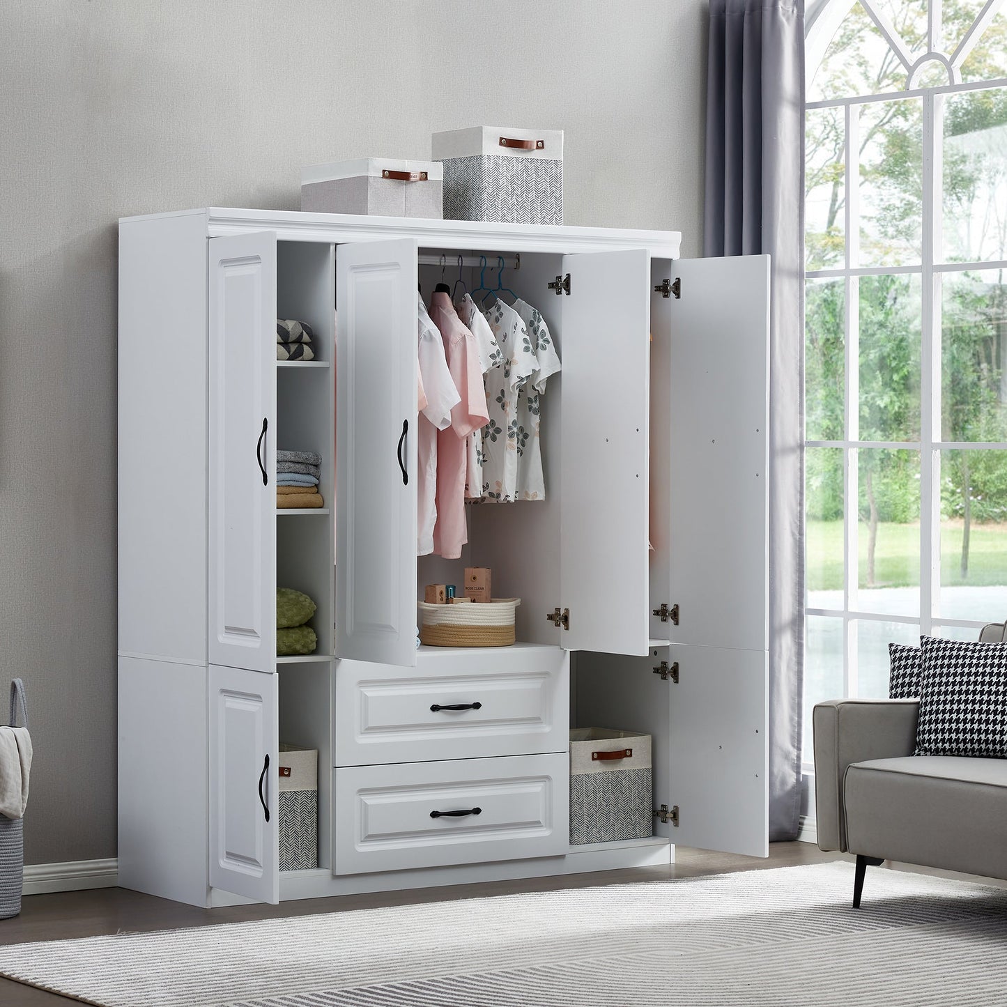 Freestanding Wardrobe Closet