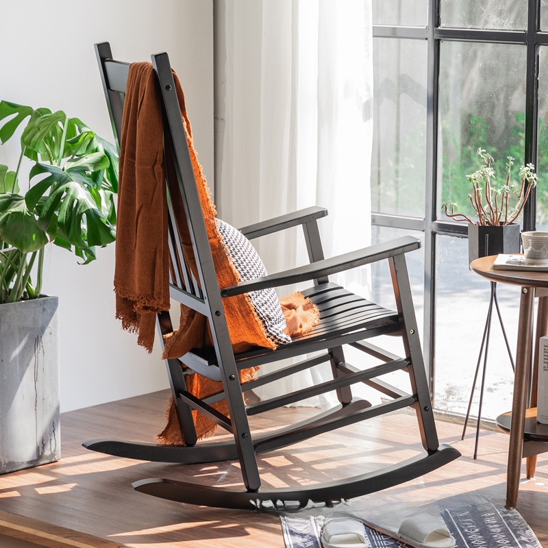 Classic American-Style Rocking Chair