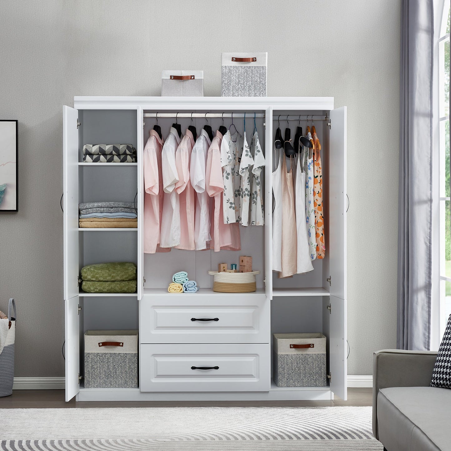 Freestanding Wardrobe Closet