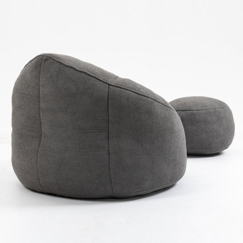 Bean Bag Chair with Footrest