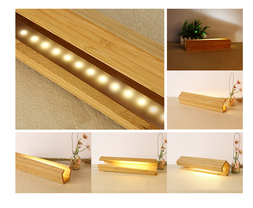 Bamboo LED Desk Lamp