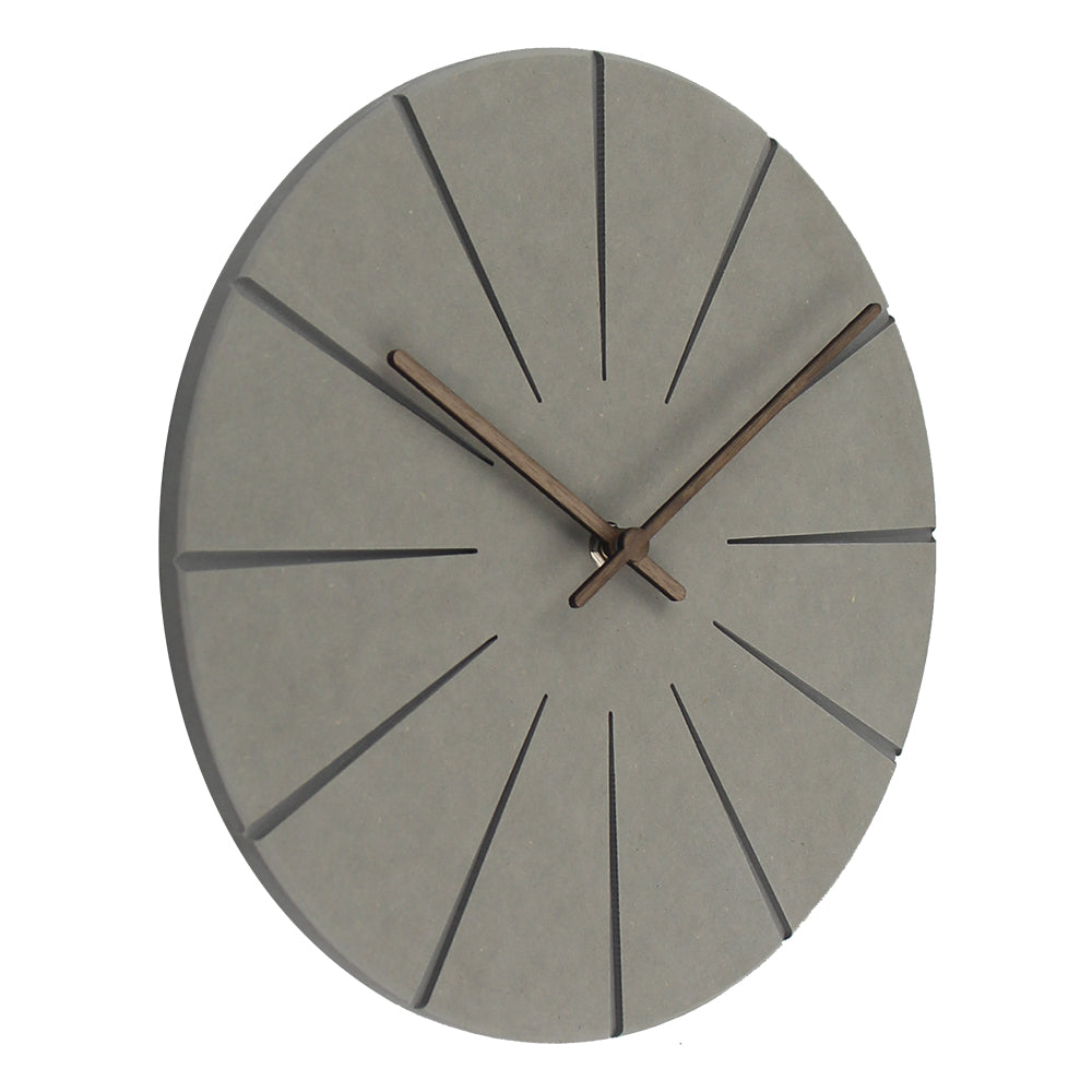 Wooden Wall Clock - Round Design for Living Room