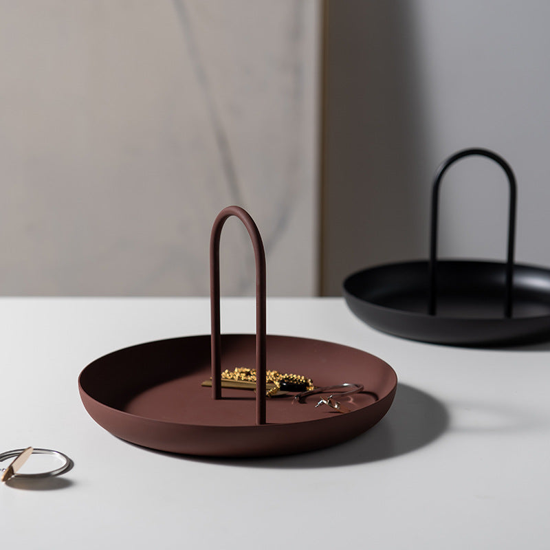 Scandinavian Sleek Round Decor Tray