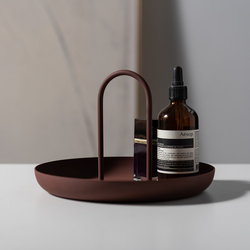 Scandinavian Sleek Round Decor Tray