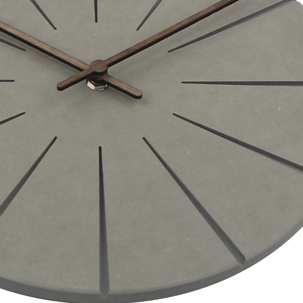 Wooden Wall Clock - Round Design for Living Room