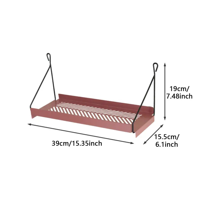 Metal Floating Wall Shelf