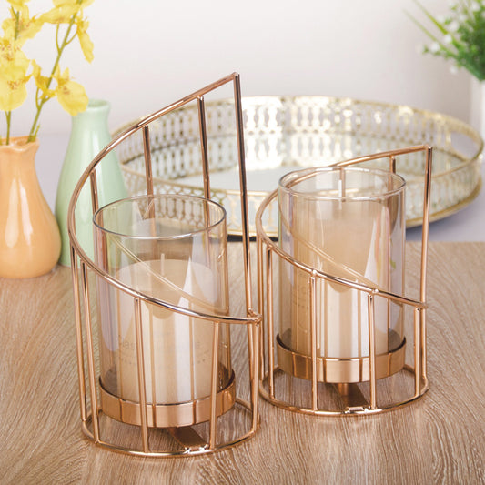 Nordic Geometric Candle Holder