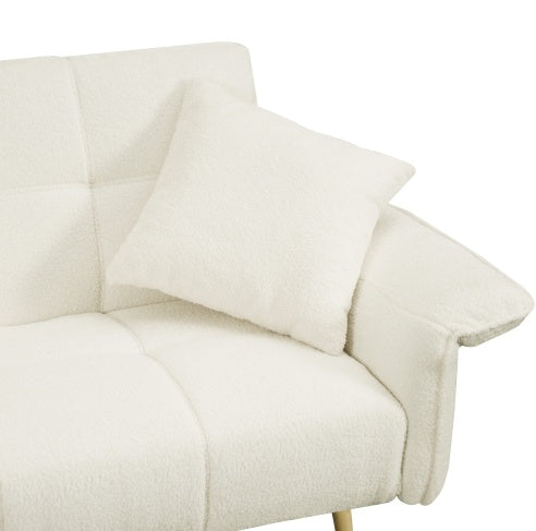 70" Velvet Futon Sofa Bed