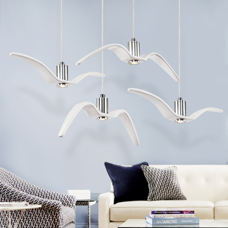 Contemporary Dove Elegance Chandelier