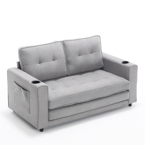 3-in-1 Convertible Futon Sofa Bed