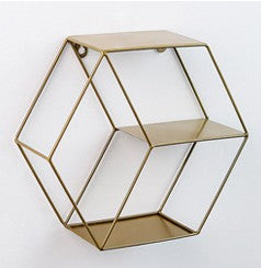 Hexagonal Wall Shelf