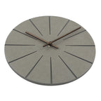 Wooden Wall Clock - Round Design for Living Room