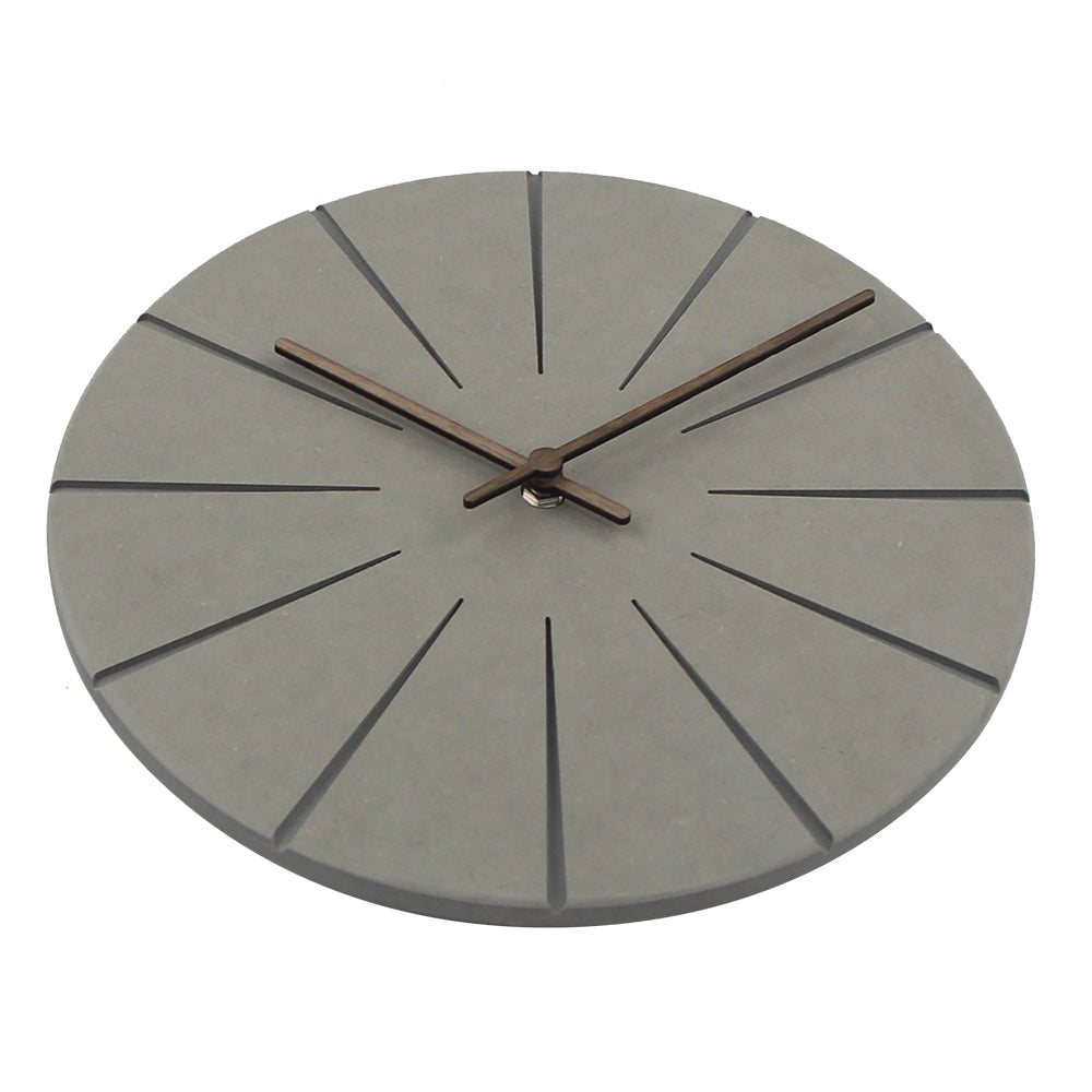 Wooden Wall Clock - Round Design for Living Room
