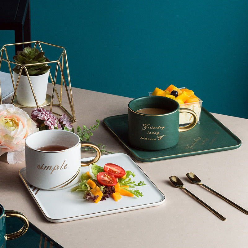Elegant Nordic Ceramic Coffee Set