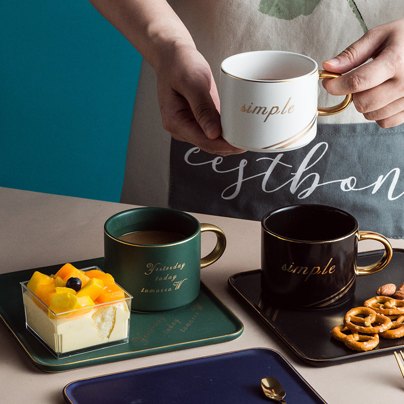 Elegant Nordic Ceramic Coffee Set