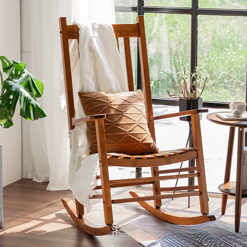 Classic American-Style Rocking Chair