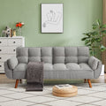 Slate Linen Reclining Sofa