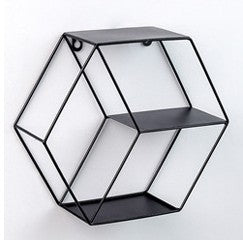 Hexagonal Wall Shelf