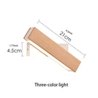 Minimalist Rotatable Wooden LED Wall Lamp for Bedroom