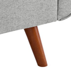 Slate Linen Reclining Sofa