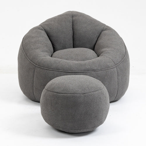 Bean Bag Chair with Footrest
