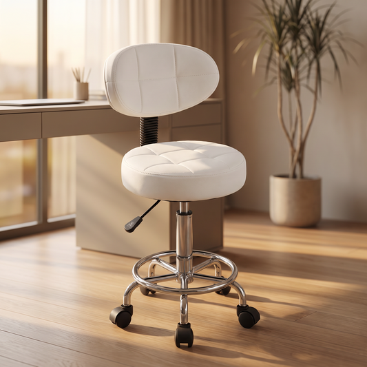 HDHNBA Modern Office Desk Chair in a warm, editorial studio office setting